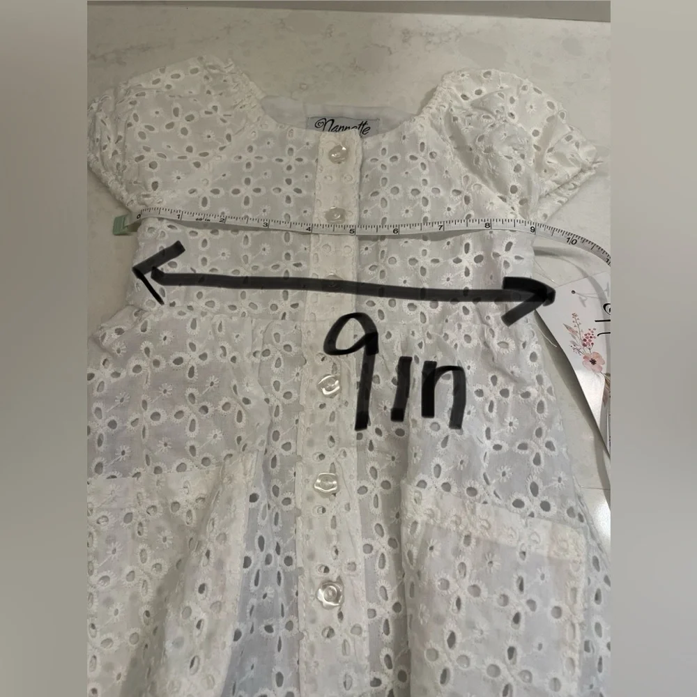 Nannette Easter/Spring White Dresses Toddler Size 2T‎ NWT